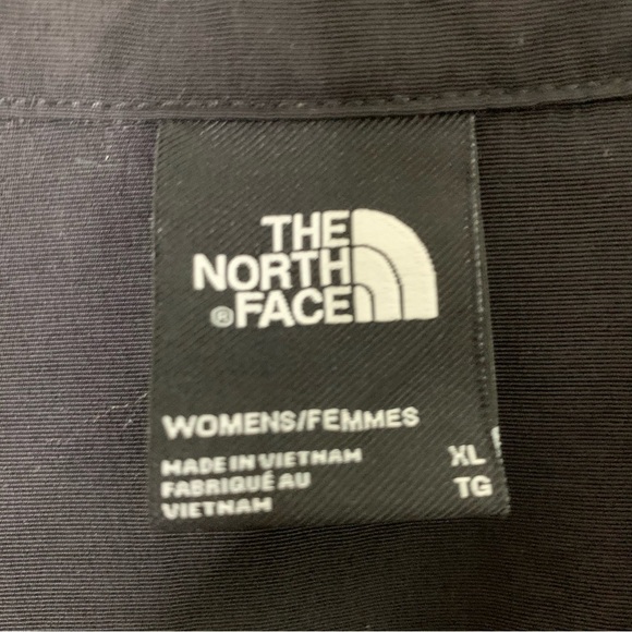 The north face womens black class v belted ss 100% nylon dress XL - Picture 6 of 9